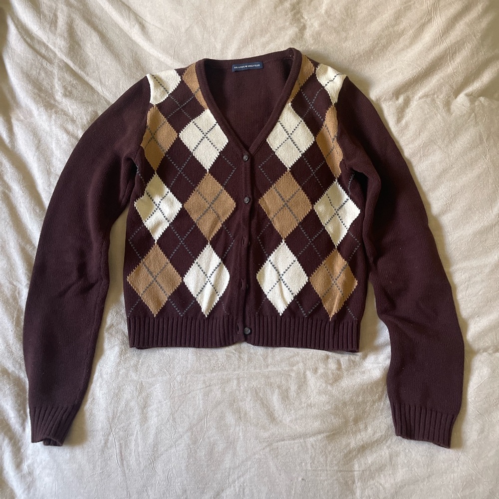 Brandy Melville brown cardigan